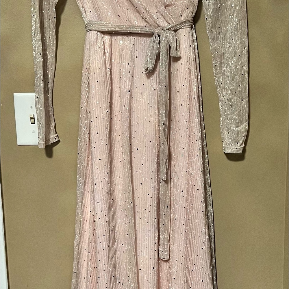Rose gold formal dress
